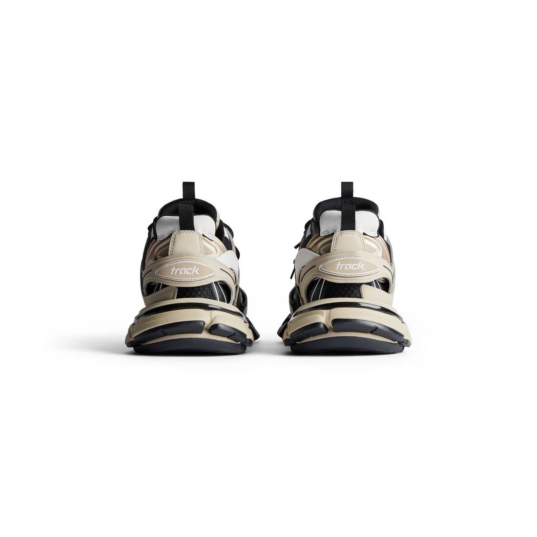 Women’s Track Sneaker in Beige/black - Image 4